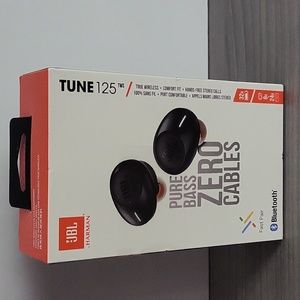 JBL wireless earbuds (Tune 125)